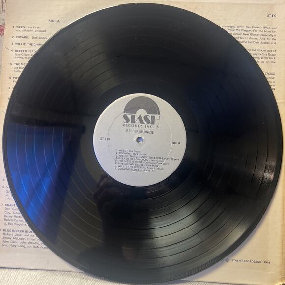 Reefer Madness 1979 Vinyl LP VG+ Ultrasonic Cleaned! Stash Records ST 119! COOL! - Picture 7 of 7